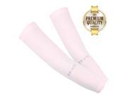 N Rit Tube 9 Coolet Cooling Compression Sports Arm Sleeves [Baby Pink One Size]