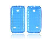 Huawei Ascend 2 Case [Turquoise Blue] Slim Flexible Anti shock Crystal Silicone Protective TPU Gel Skin Case Cover