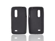 Black Soft Silicone Protective Rubber Anti Slip Skin Case Cover For LG Thrill 4G