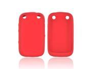 Curve 9310 Case [Red] Slim Flexible Anti shock Matte Reinforced Silicone Rubber Protective Skin Case Cover for