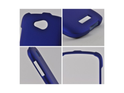 HTC One VX Case [Blue] Slim Protective Rubberized Matte Finish Snap on Hard Polycarbonate Plastic Case Cover