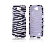 Samsung Galaxy Note 2 Case [Black Zebra] Slim Protective Crystal Glossy Snap on Hard Polycarbonate Plastic Case Cover