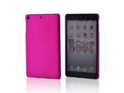 Apple iPad Mini Case [Hot Pink] Slim Protective Rubberized Matte Finish Snap on Hard Polycarbonate Plastic Case Cover