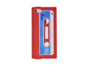 Apple Iphone 5 Silicone Cassette Tape Design Case Red