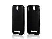 MultiPro Black Crystal Silicone Case w Polished Borders for HTC One SV