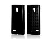 Black Crystal Silicone Case for LG Optimus L9