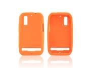 Orange Rubber Feel Silicone Skin Case Cover For Motorola Photon 4G Electrify