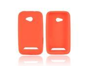 Galaxy Victory 4G Lte Case [Orange] Slim Flexible Anti shock Matte Reinforced Silicone Rubber Protective Skin Case