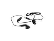 Black Universal In Ear Universal 3.5mm Mono Handsfree Headset with On Off Button Mic