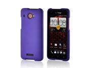 Purple Rubberized Hard Case for HTC Droid DNA
