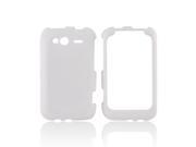 HTC Wildfire S Case [White] Slim Protective Rubberized Matte Finish Snap on Hard Polycarbonate Plastic Case Cover