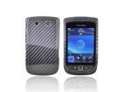 Blackberry Torch 9800 9810 Case [Gray Lines] Slim Protective Crystal Glossy Snap on Hard Polycarbonate Plastic Case