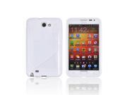 Samsung Galaxy Note Crystal Silicone Case White S