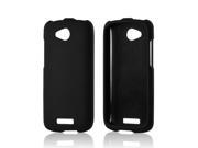 HTC One VX Case [Black] Slim Protective Rubberized Matte Finish Snap on Hard Polycarbonate Plastic Case Cover