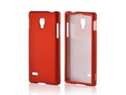 LG Optimus L9 Case [Orange] Slim Protective Rubberized Matte Finish Snap on Hard Polycarbonate Plastic Case Cover