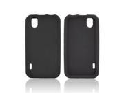 Marquee Case [Black] Slim Flexible Anti shock Matte Reinforced Silicone Rubber Protective Skin Case Cover for LG