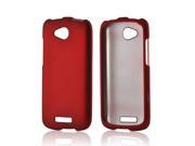 HTC One VX Case [Red] Slim Protective Rubberized Matte Finish Snap on Hard Polycarbonate Plastic Case Cover