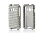 Silver Gems Bling Hard Case for Samsung Rugby Pro