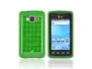 Argyle Green TPU Crystal Silicone Case Cover For Samsung Rugby Smart I847