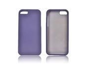 Apple Iphone 5 Rubberized Hard Plastic Case Snap On Cover Purple