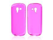 Samsung Galaxy Exhibit T599 Case [Hot Pink] Slim Flexible Anti shock Crystal Silicone Protective TPU Gel Skin Case