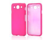 LG Optimus G Pro Case [Hot Pink] Slim Protective Rubberized Matte Finish Snap on Hard Polycarbonate Plastic Case