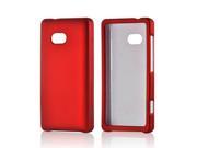Red Rubberized Hard Case for Nokia Lumia 810