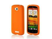 Orange Silicone Case for HTC One VX