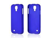 Blue Rubberized Hard Case for Samsung Galaxy S4