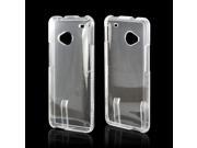HTC One Case [Clear] Slim Protective Crystal Glossy Snap on Hard Polycarbonate Plastic Case Cover