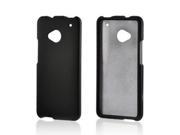 Black Rubberized Hard Case for HTC One