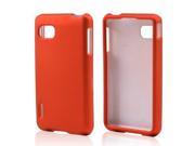 LG LS720 Case [Orange] Slim Protective Rubberized Matte Finish Snap on Hard Polycarbonate Plastic Case Cover