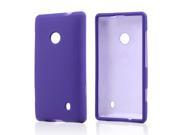 Nokia Lumia 521 Case [Purple] Slim Protective Rubberized Matte Finish Snap on Hard Polycarbonate Plastic Case Cover