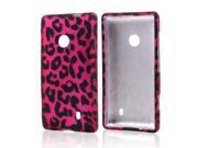 Nokia Lumia 521 Case [Hot Pink] Slim Protective Rubberized Matte Finish Snap on Hard Polycarbonate Plastic Case Cover