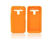 Revolution Case [Orange] Slim Flexible Anti shock Matte Reinforced Silicone Rubber Protective Skin Case Cover for LG