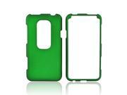 HTC Evo 3D Case [Green] Slim Protective Rubberized Matte Finish Snap on Hard Polycarbonate Plastic Case Cover