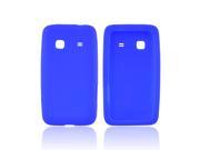 Prevail Case [Blue] Slim Flexible Anti shock Matte Reinforced Silicone Rubber Protective Skin Case Cover for Samsung