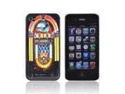Apple iPhone 4 Case [Rainbow Jukebox] Slim Protective Crystal Glossy Snap on Hard Polycarbonate Plastic Case Cover
