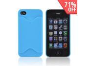 Apple iPhone 4 4S Case [Blue] Slim Protective Rubberized Matte Finish Snap on Hard Polycarbonate Plastic Case Cover
