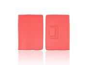 Premium Amazon Kindle Fire Leather Stand Case w Magnetic Closure Red