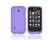 AT t Fusion U8652 Rubberized Hard Plastic Case Snap On Cover Purple