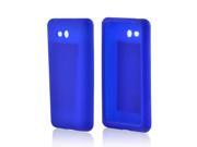 Lumia 820 Case [Blue] Slim Flexible Anti shock Matte Reinforced Silicone Rubber Protective Skin Case Cover for Nokia