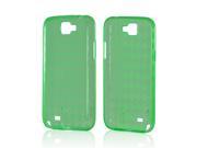 Samsung Galaxy Note 2 Case [Green] Slim Flexible Anti shock Crystal Silicone Protective TPU Gel Skin Case Cover