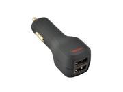 Ventev Dashport 2100c 2.1A Dual USB VPA w o Cable Vehicle Car Charger for All Phones and Devices Gray 2.1AVPADUVNV