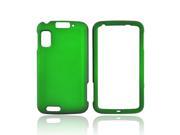 Green Rubberized Hard Plastic Snap On Case Cover For Motorola Atrix 4G
