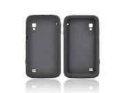 Black Rubbery Feel Silicone Skin Case Cover For ZTE Warp N860