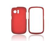 Red Hard Rubberized Case Snap On Cover For Huawei Pinnacle M635