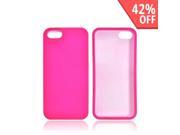 Apple iPhone 5 5S Case [Hot Pink] Slim Protective Rubberized Matte Finish Snap on Hard Polycarbonate Plastic Case