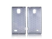 LG Optimus VS930 Case [Smoke Gray] Slim Flexible Anti shock Crystal Silicone Protective TPU Gel Skin Case Cover