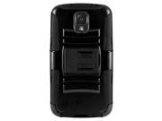 Black Hard Plastic Case Snap On Cover W Kickstand On Black Silicone Skin Case W Holster For Samsung Galaxy Note 3